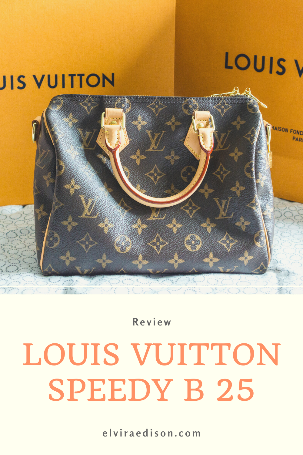 What's in my purse + Louis Vuitton Speedy Bandouliere 30 review