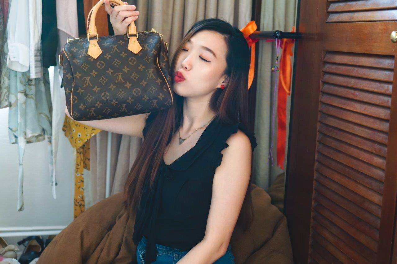 Louis Vuitton Monogram Speedy 25 Bandouliere